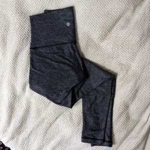 High-Waist, Full Length Herringbone Wunder Under